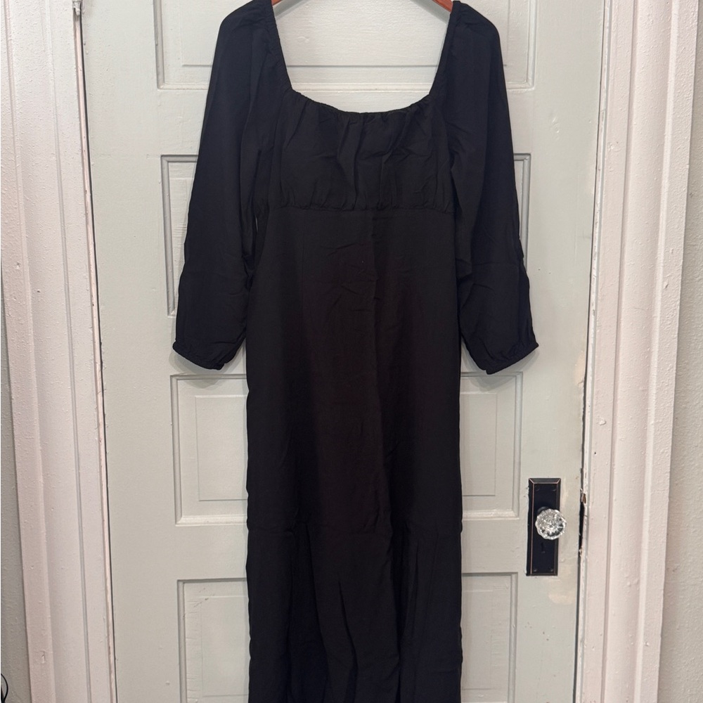Old Navy Black Long Sleeve Dress